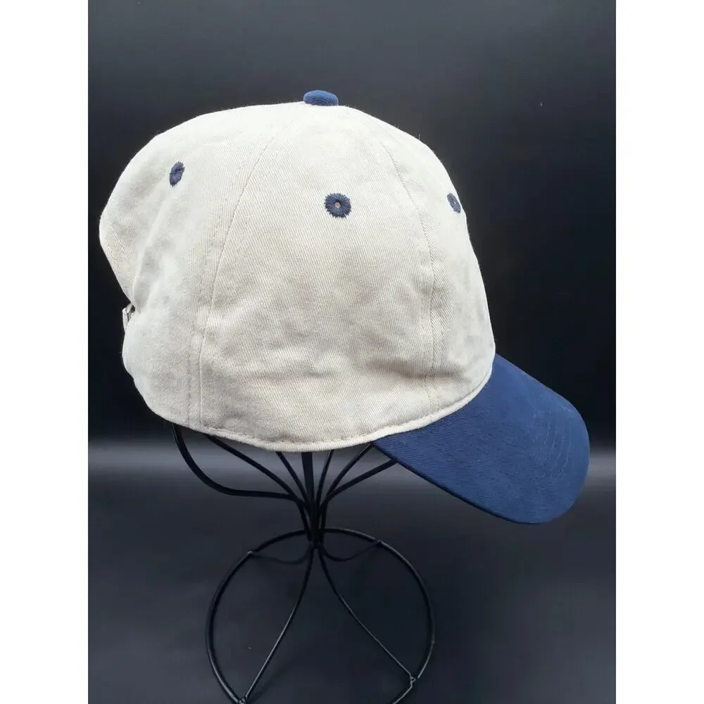 Disney Stitch Pineapple Embroidered Two Tone Adjustable Dad Hat Adult Cotton Cap